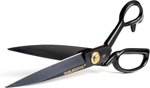 Sewing Scissors, 9 Inch Fabric Dressmaking Scissors Heavy Duty Shears Sharp Cutting for Cutting Fabric, Clothes, Leather, Raw Materials...