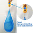 100 Count 4 Gallon Trash Bags, Small Colorful Garbage Bags with Handle for Home Office Bathroom Trash Can...