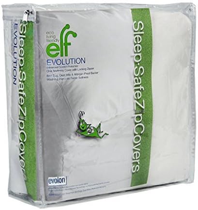 Evolon Allergy Euro Square Pillow Protector | Zippered Encasement | Sleep Safe Zipper Cover 65 cm x 65 cm...