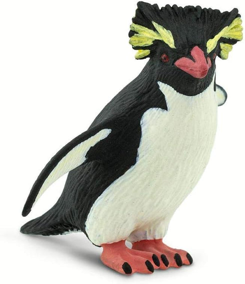 Safari Ltd. Wild Safari Sea Life - Rockhopper Penguin - Quality Construction from Phthalate, Lead and BPA Free Materials - for Ages 3 and Up...