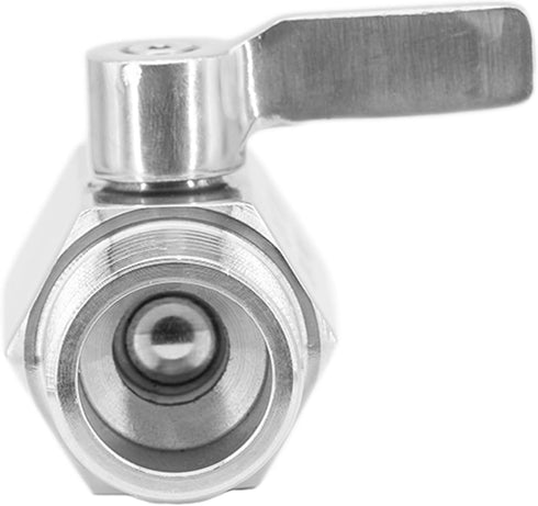 Stainless Steel Garden Hose 3/4" Shut Off Valve GHT Thread Heavy Duty Ball Valve Connector...