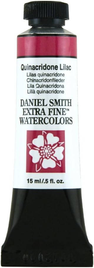 Daniel Smith Extra Fine Watercolor 15ml Tube, Quinacridone Lilac, 0.5 Fl Oz (Pack of 1), Rose...