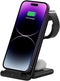 MMOBIEL Wireless Charger Compatible with iPhone, Apple Watch and AirPods - Foldable 3-in-1 Wireless Charging Station Compatible with Qi Magsafe Ch...