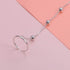 Alphm S925 Sterling Silver Finger Ring Bracelet Hand Harness Adjustable Chain Set for Women...