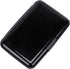 ELFISH Mini RFID Aluminum Wallet Credit Cards Holder Business Card Case Metal ID Case for Men Women (Black)...