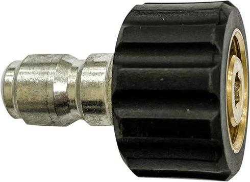 Simpson Cleaning 7101772 Replacement QC Plug Adapter Up to 4000 PSI, Steel, 3/8-Inch, Female M22, Silver...