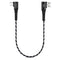 AGOZ 1ft Short USB C Cable, Fast Charger 90 Degree Right Angle Cord Compatible with Samsung Galaxy S24 S23 S22 S21, Note 20,A14 A15 A23 A24 A53 A5...