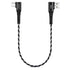 AGOZ 1ft Short USB C Cable, Fast Charger 90 Degree Right Angle Cord Compatible with Samsung Galaxy S24 S23 S22 S21, Note 20,A14 A15 A23 A24 A53 A5...