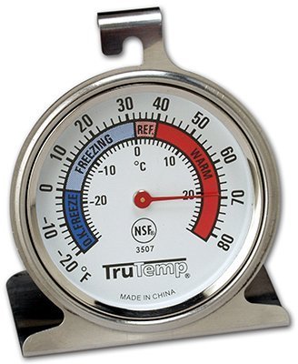 Tru Temp Refrigerator-Freezer Thermometer (6 Pack)...
