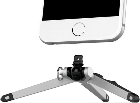 Kenu Stance Mini Tripod Stand - Pocket-Sized Portable Cell Phone Holder for iPhones - Phone Stand for Desk - Compact Keyring Accessory with Bottle...