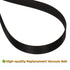 Replacement Belts 562289001 AH20065 for Hoover Windtunnel T-Series Vacuum, 12.8x457 Flat Non-Stretch Belt Fits Model UH70105 UH70110 UH70120 UH702...
