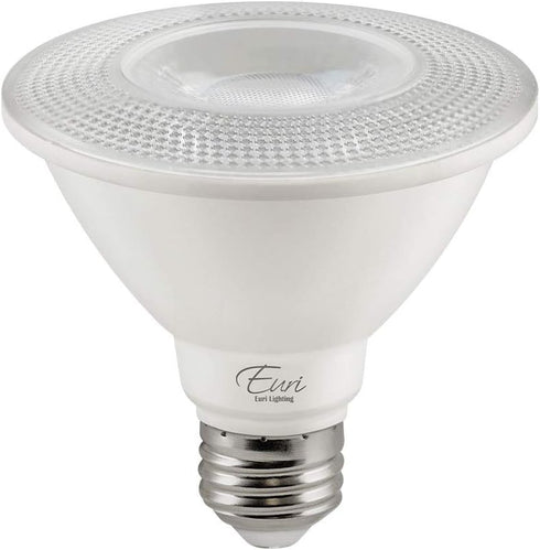 Euri Lighting EP30-11W6050es Dimmable LED PAR30 Short Neck, 11W (75W Equal), Cool White (5000K), 850lm, 80CRI, 40° Beam Angle, Damp Rated, UL, Ene...