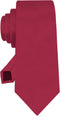 Mantieqingway Ties for Men Formal Polyester Silk Tie Corbatas 3.15'' Solid Satin Necktie for Wedding Party Grooms...