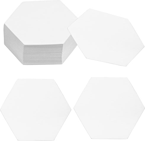 100 Count Paper Piecing Paper Paper Piecing Shapes Hexagon Paper Piecing Templates Quilting Templates for Use in Quilting, Sewing, and Craft Proje...
