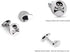 Cufflinks Unique Round Bone and Skull Engraved Cuffs Luxury Shirts Silver Cuff Links for Men...