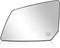 Heated Mirror Glass Replacement with Backing Plate Heated Defrost Glass Fit for Chevy Traverse GMC Acadia Saturn Outlook 2007-2017 Replace 1595192...