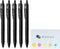 Zebra Sarasa R 0.5mm, Retractable Gel Ink Pen, Black Ink 5 set (JJ29-R1-BK1) &"monoc" Sticky Note(Japan Import)...