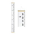 PandaEar Baby Height Growth Chart Ruler| Kids Boys Girls | Removable Wall Decor Measurement 79" x 7.9" (White)...