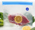 Vacuum Sealer Zipper Bags Sous Vide bags for food BPA Free Reusable Resealable with Air Valve Double Layers Food Storage 3 Sizes15 Pcs...