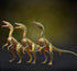 Gemini&Genius 2Pcs Compsognathus Dinosaur Toy Figurines with Moveable Jaw, Realistic Dinos Toys, Small Dinosaur Action Figure Toys, Great Gifts fo...