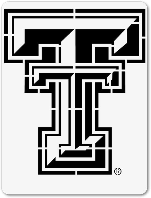 Texas Tech Double T Mini Stencil - TTOOS-202...