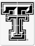 Texas Tech Double T Mini Stencil - TTOOS-202...