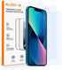 GLASS-M Anti-Blue Light Screen Protector for iPhone 13 Mini, Eye Protection 9H Tempered Glass, Full Coverage Anti Blue Ray Glass Screen Cover, Blu...
