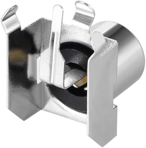 uxcell PCB Panel Mount Single RCA Socket Female Jack Video AV Connector Silver Tone 4Pcs...