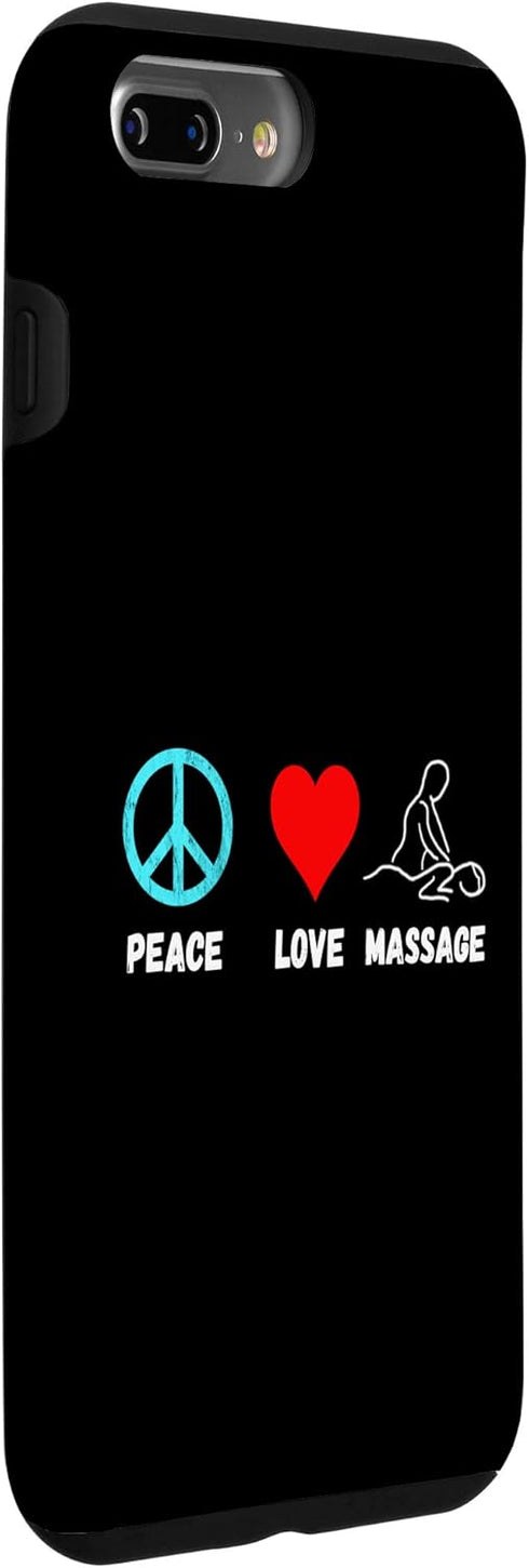 iPhone 7 Plus/8 Plus Massage Peace Love Spa Therapist Relaxation Relax Masseur Case...