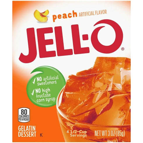 Jell-o, Gelatin Dessert, Peach (Pack of 2)...