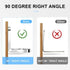 40PCS L Bracket Corner Brace, Stainless Steel Corner Bracket, Metal Joint Right Angle Bracket Fastener for Wood Chair Bookshelf Furniture Cabinet ...