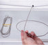 60 Inch Extra Long Flexible Tube Pipe Cleaner Brush Fridge Cleaning Tool, Stainless Steel Drain Tube Cleaning Brushes for Sink Refrigerator Kitche...