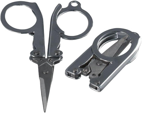 12Pcs Small Folding Scissors,Stainless Steel Pocket Scissors,Mini Scissors Set for Craft Travel Trip Camping Outdoor...