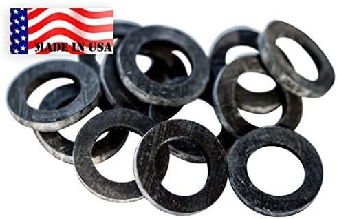 Backyard Dudes® Professional-Grade Garden Hose Real Rubber Washers, Gardening Nozzle Connector Seal Stops Leaks - O Rings Gasket Firmly Set Inside...