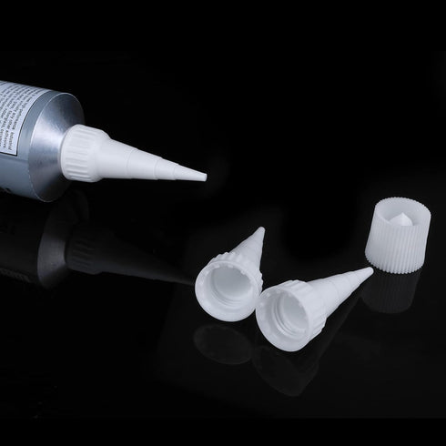 20 Pieces Snip Tip Applicator Adhesive Tube Tips Cap for E6000 Craft Glue 3.7 Ounce Adhesive Tubes, Snip Tip Applicator Cap...
