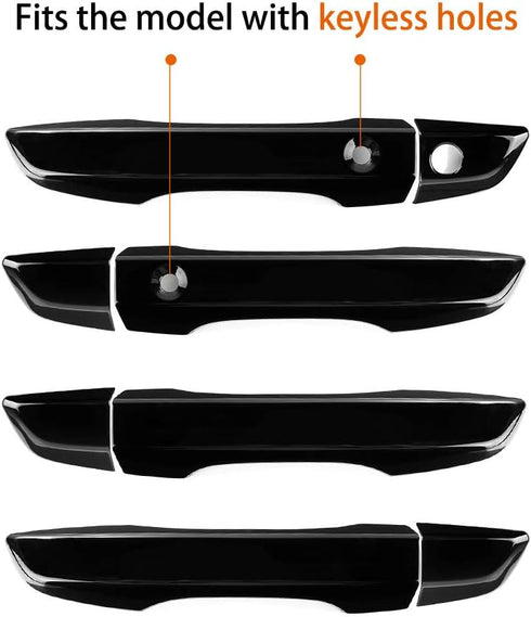 Thenice for 10th Gen Civic Accessories Door Handle Cover Exterior Decoration Compatible with Honda Civic 2021 2020 2019 2018 2017 2016 with Smart ...