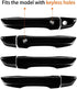 Thenice for 10th Gen Civic Accessories Door Handle Cover Exterior Decoration Compatible with Honda Civic 2021 2020 2019 2018 2017 2016 with Smart ...