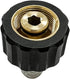 Simpson Cleaning 7101772 Replacement QC Plug Adapter Up to 4000 PSI, Steel, 3/8-Inch, Female M22, Silver...