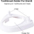 LazyMe Electric Toothbrush Heads Holder Charger Holders and 4 Toothbrush Heads Dust-Proof Covers for Oral-B Electric Toothbrush Series...
