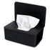 NOVWANG Wipes Dispenser, Baby Wipe Holder, Keeps Wipes Fresh, Refillable Wipe Container Baby Wipes Case for Bathroom Wipes Pouch Case, Black...