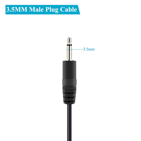 Fancasee 2 Pack 6 ft Replacement 3.5mm Male Plug to Bare Wire Open End TS 2 Pole Mono 1/8" 3.5mm Plug Jack Connector Audio Cable Repair...