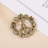 Antique Gold Plated Crystal Love Peace Brooch and Pins (1)...