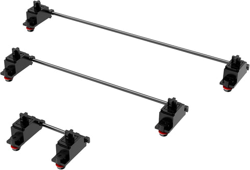 DUROCK Stabilizer V2, Screw in Stabilizers with 2u 6.25u 7u Wires, PCB Mount Keyboard Stabilizers for Mechanical Keyboards (V2 Nero 80% Kit)...