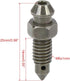 4Pcs M6x1mm Banjo Bolt Bleeder Screw with Cap for Motorcycle Brake Master Cylinder...