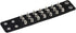 Multicolor PU Simulated Leather Silvert-tone Spikes Rivets Adjustable Buckle Bracelet, Pack of 2 PCs...