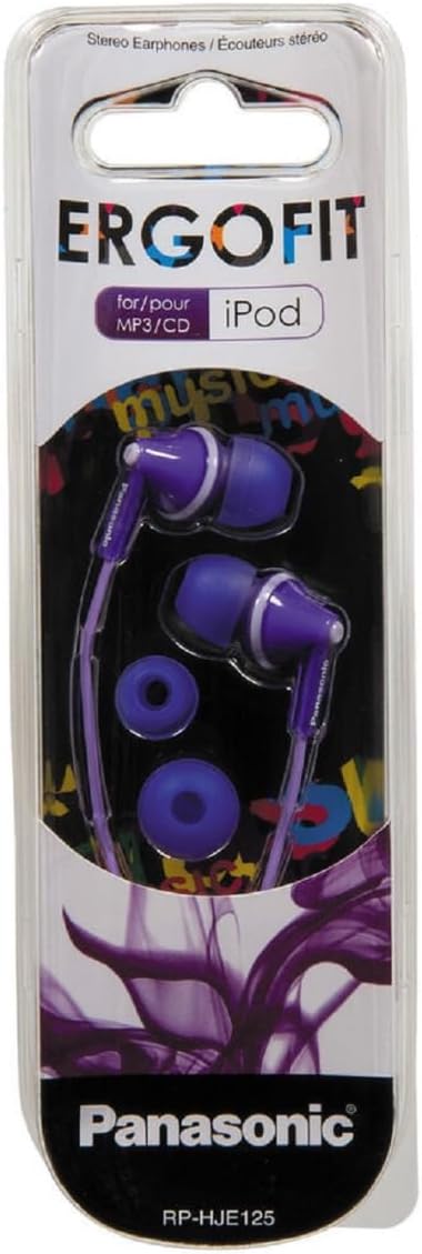 Panasonic RP-HJE125-V Headphones, Purple...