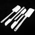 Baking Spatula Set of 5, Non-stick Rubber Plastic Scraper Spatulas Cream Scraping for Cake Cream Mixing Cooking Gadget, BPA Free, Dishwasher Safe,...