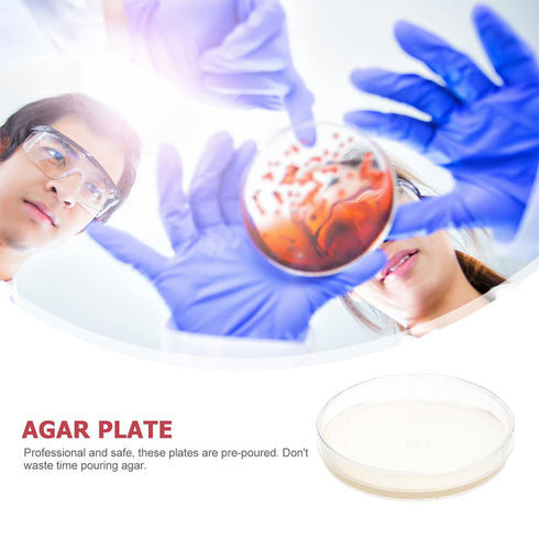 10Pcs Nutrient Agar Petri Dishes Science Project Kit, Pre-Poured Agar Plates, Agar Plates Prepoured Supplies for Students...
