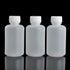 50Pcs 60ml 2oz PE Plastic Empty Small Mouth Graduated Lab Chemical Container Reagent Bottle Sample Sealing Liquid Medicine Bottles...