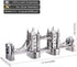 Piececool 3D Puzzles for Adults, London Tower Bridge Metal Models Kit, Famous Landmarks Architecture Building Blocks Models Kits, DIY Craft Toys G...